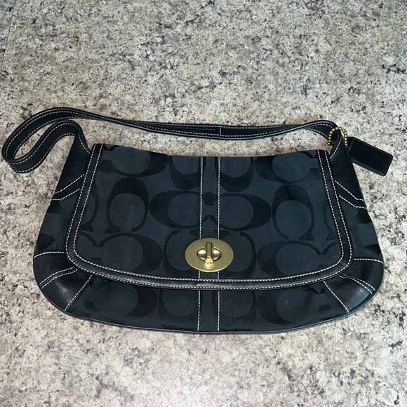 Coach Bags Coach Leather Ergo Flap Shoulder Bag Hobo Black Poshmark